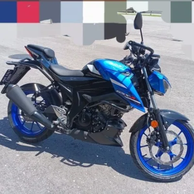 Motorrad Suzuki GSX-S125 in Blau